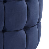 Celine Silver Chair Indigo Silver from Michael Amini - Luna Furniture