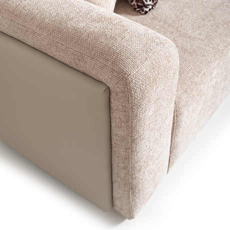 Canberra Light Ash Sofa from Michael Amini - Luna Furniture