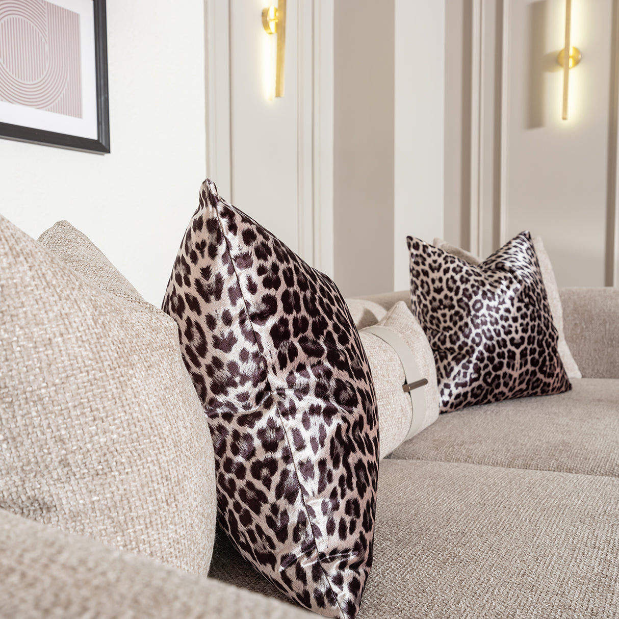 Canberra Light Ash Sofa from Michael Amini - Luna Furniture