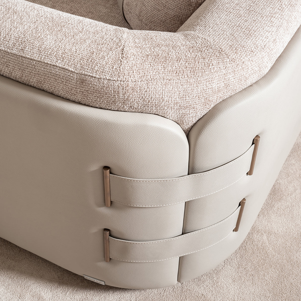 Canberra Light Ash Chair And A Half from Michael Amini - Luna Furniture