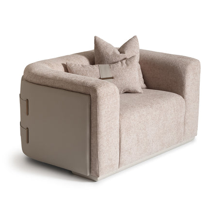 Canberra Light Ash Chair And A Half from Michael Amini - Luna Furniture