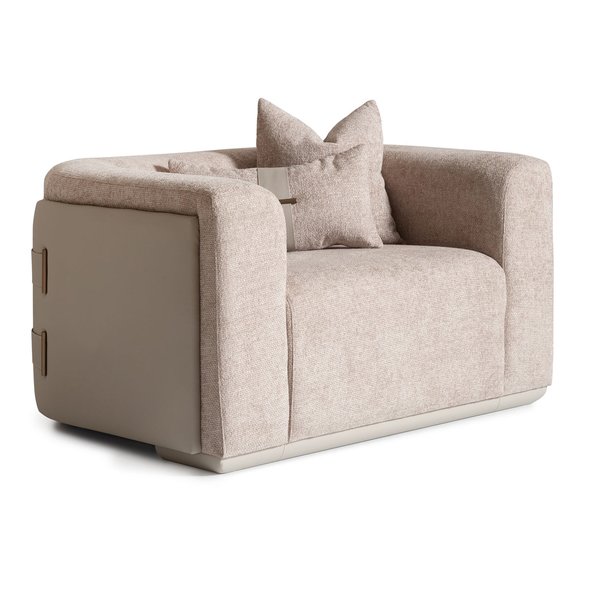 Canberra Light Ash Chair And A Half from Michael Amini - Luna Furniture
