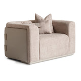Canberra Light Ash Chair And A Half from Michael Amini - Luna Furniture