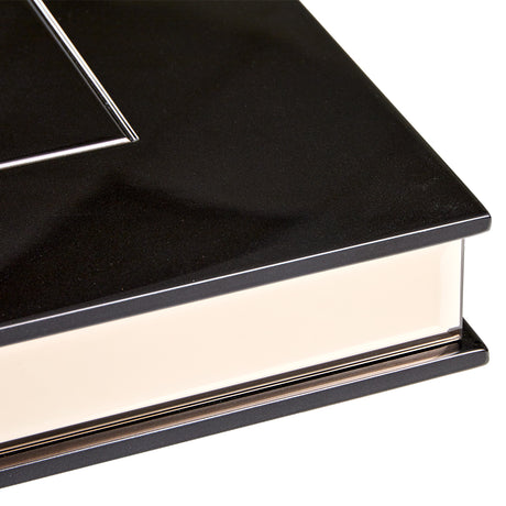 Carmela Glossy Charcoal Sand Pedestal Dining Table from Michael Amini - Luna Furniture