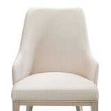Carmela Shimmer Ivory Dining Arm Chair from Michael Amini - Luna Furniture