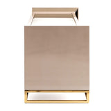 Carmela Shimmer Ivory Media Cabinet from Michael Amini - Luna Furniture