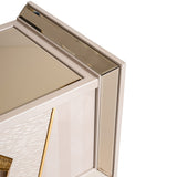 Carmela Shimmer Ivory Media Cabinet from Michael Amini - Luna Furniture