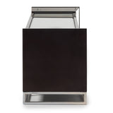 Carmela Glossy Charcoal Sand Media Cabinet from Michael Amini - Luna Furniture