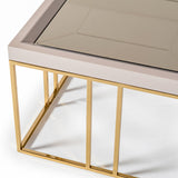 Carmela Shimmer Ivory Cocktail Table from Michael Amini - Luna Furniture