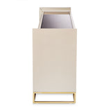 Carmela Shimmer Ivory Console Table from Michael Amini - Luna Furniture