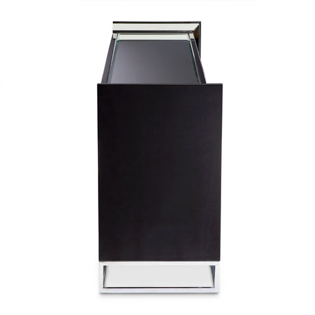 Carmela Glossy Charcoal Sand Console Table from Michael Amini - Luna Furniture