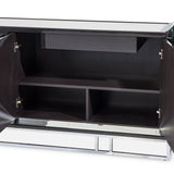 Carmela Glossy Charcoal Sand Console Table from Michael Amini - Luna Furniture