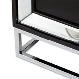 Carmela Glossy Charcoal Sand Console Table from Michael Amini - Luna Furniture