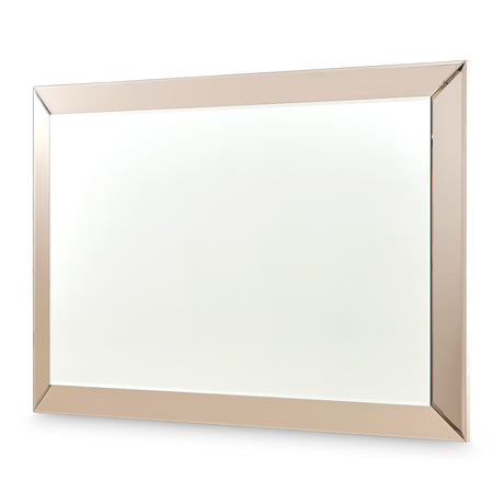 Carmela Shimmer Ivory Wall Mirror from Michael Amini - Luna Furniture