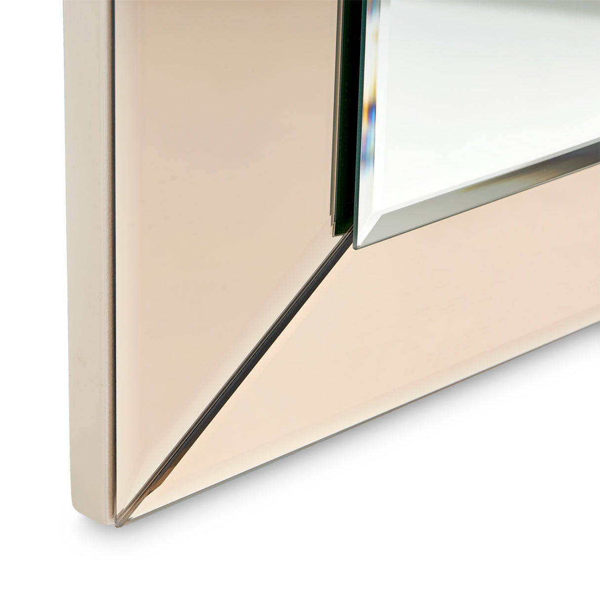 Carmela Shimmer Ivory Wall Mirror from Michael Amini - Luna Furniture