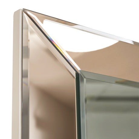 Carmela Shimmer Ivory Wall Mirror from Michael Amini - Luna Furniture
