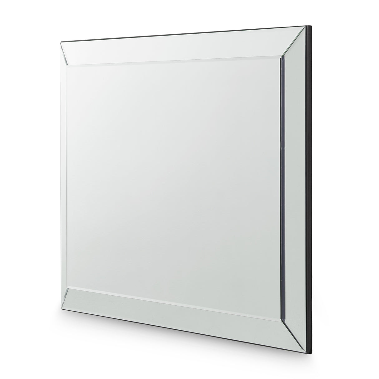 Carmela Glossy Charcoal Sand Wall Mirror from Michael Amini - Luna Furniture