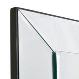 Carmela Glossy Charcoal Sand Wall Mirror from Michael Amini - Luna Furniture