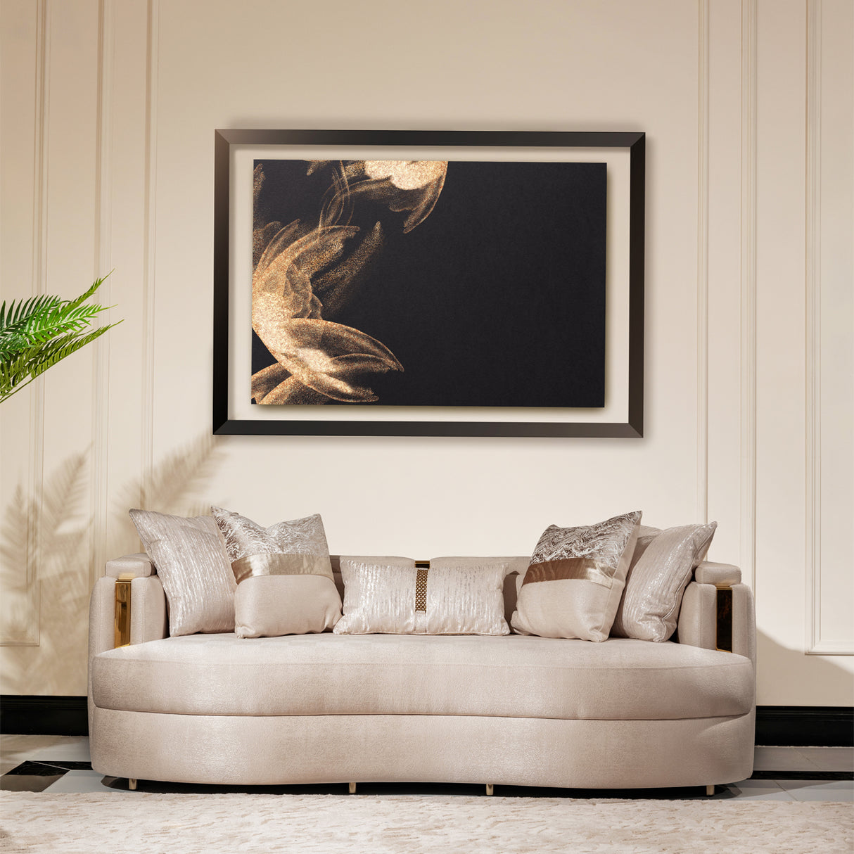 Carmela Gold Standard Sofa from Michael Amini - Luna Furniture