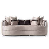 Carmela Silver Standard Sofa from Michael Amini - Luna Furniture