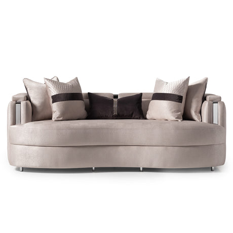 Carmela Silver Standard Sofa from Michael Amini - Luna Furniture