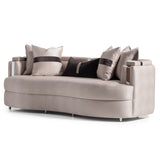 Carmela Silver Standard Sofa from Michael Amini - Luna Furniture