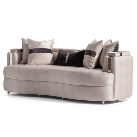 Carmela Silver Standard Sofa from Michael Amini - Luna Furniture