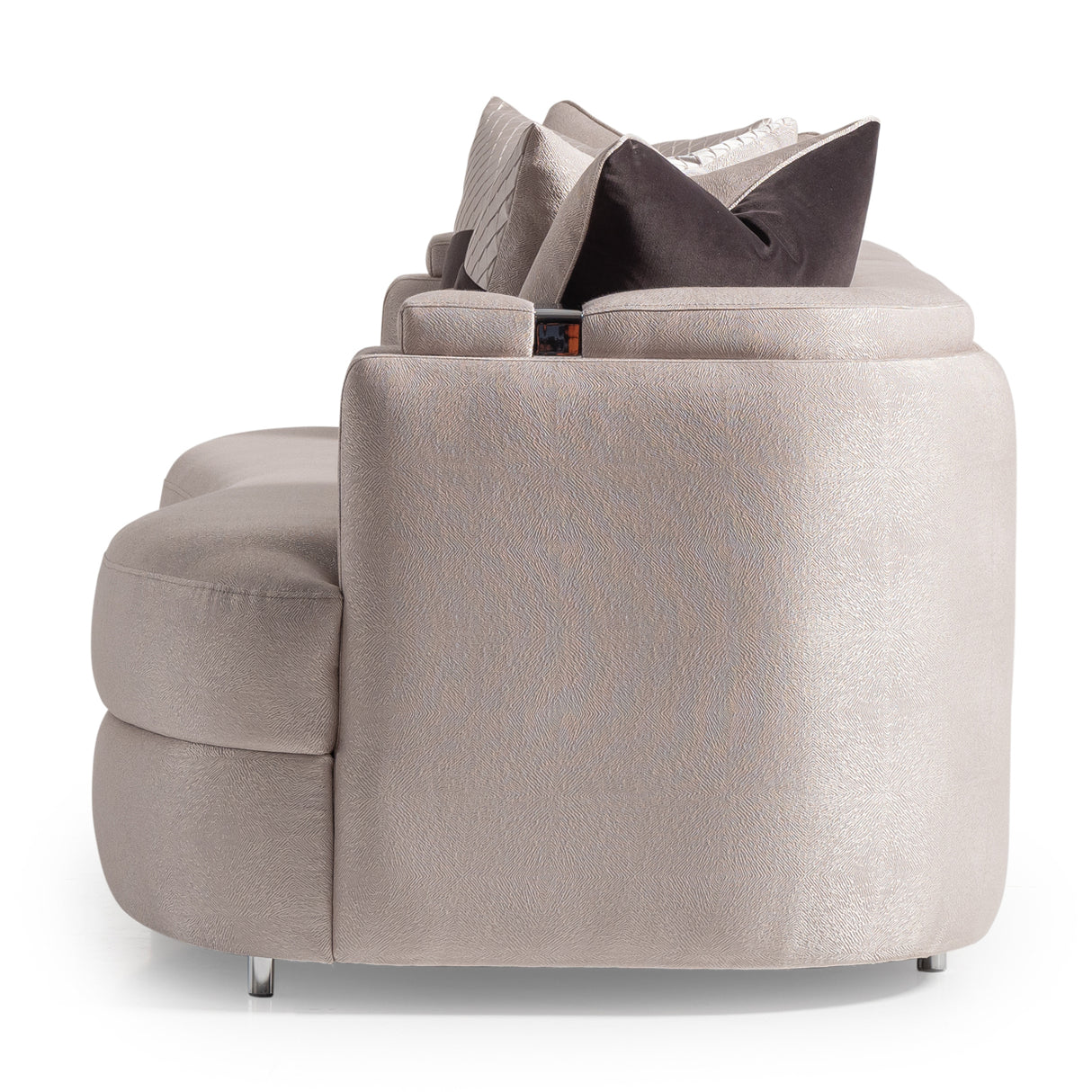 Carmela Silver Standard Sofa from Michael Amini - Luna Furniture