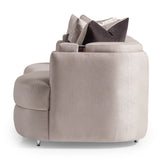 Carmela Silver Standard Sofa from Michael Amini - Luna Furniture