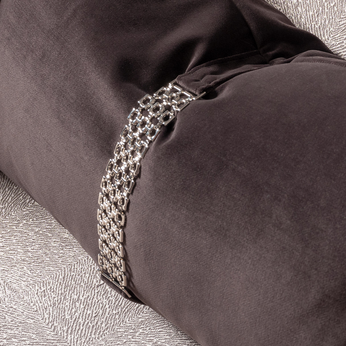 Carmela Silver Standard Sofa from Michael Amini - Luna Furniture