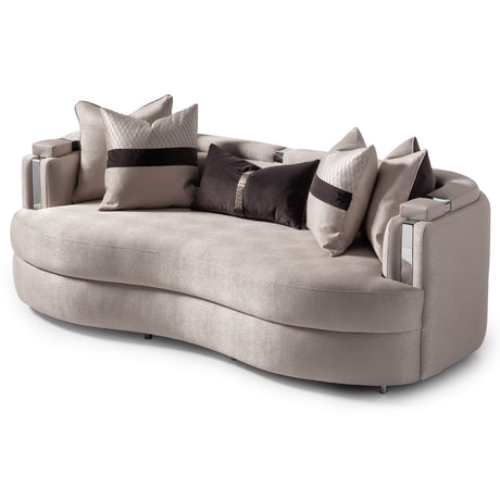 Carmela Silver Standard Sofa from Michael Amini - Luna Furniture