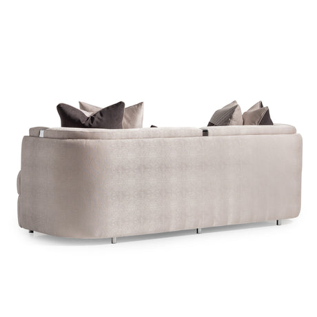 Carmela Silver Standard Sofa from Michael Amini - Luna Furniture