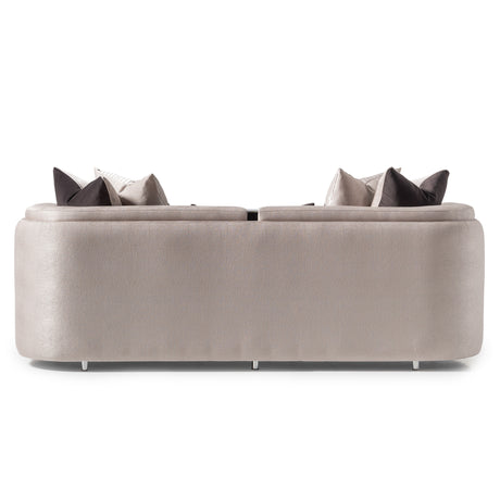 Carmela Silver Standard Sofa from Michael Amini - Luna Furniture
