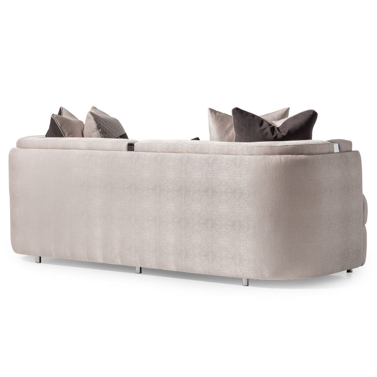 Carmela Silver Standard Sofa from Michael Amini - Luna Furniture