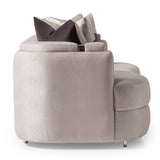 Carmela Silver Standard Sofa from Michael Amini - Luna Furniture