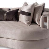Carmela Silver Standard Sofa from Michael Amini - Luna Furniture