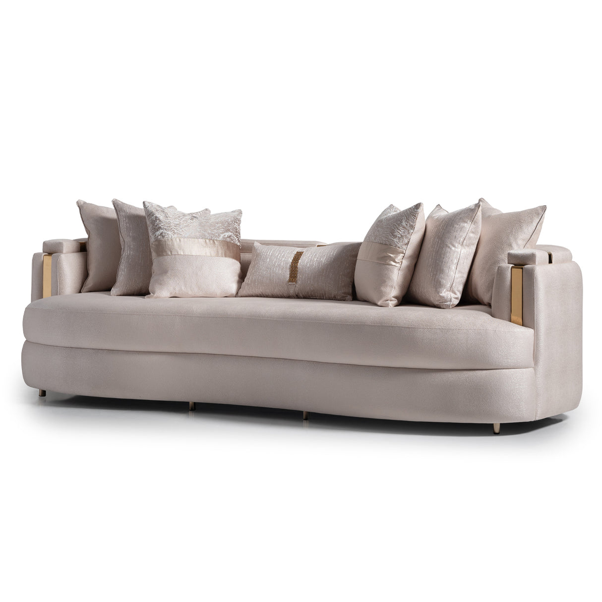 Carmela Gold Mansion Sofa from Michael Amini - Luna Furniture