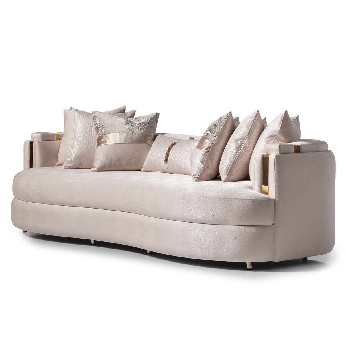 Carmela Gold Mansion Sofa from Michael Amini - Luna Furniture