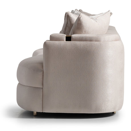 Carmela Gold Mansion Sofa from Michael Amini - Luna Furniture