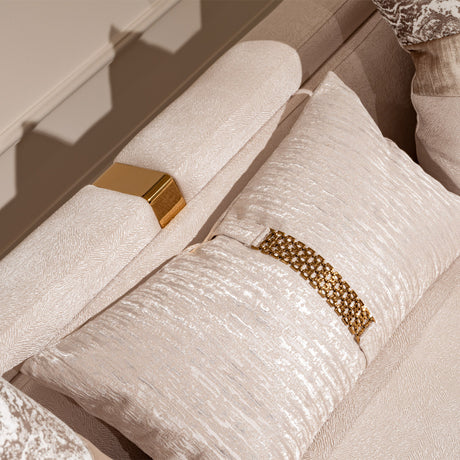 Carmela Gold Mansion Sofa from Michael Amini - Luna Furniture