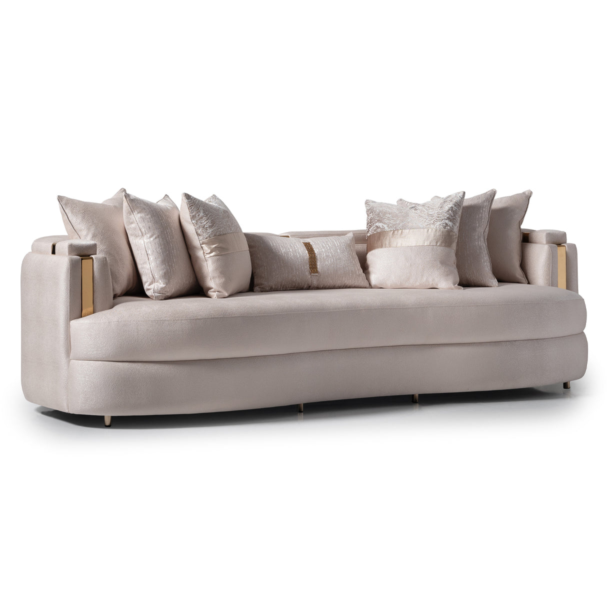Carmela Gold Mansion Sofa from Michael Amini - Luna Furniture