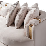 Carmela Gold Mansion Sofa from Michael Amini - Luna Furniture