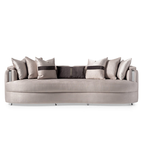 Carmela Silver Mansion Sofa from Michael Amini - Luna Furniture