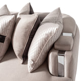 Carmela Silver Mansion Sofa from Michael Amini - Luna Furniture