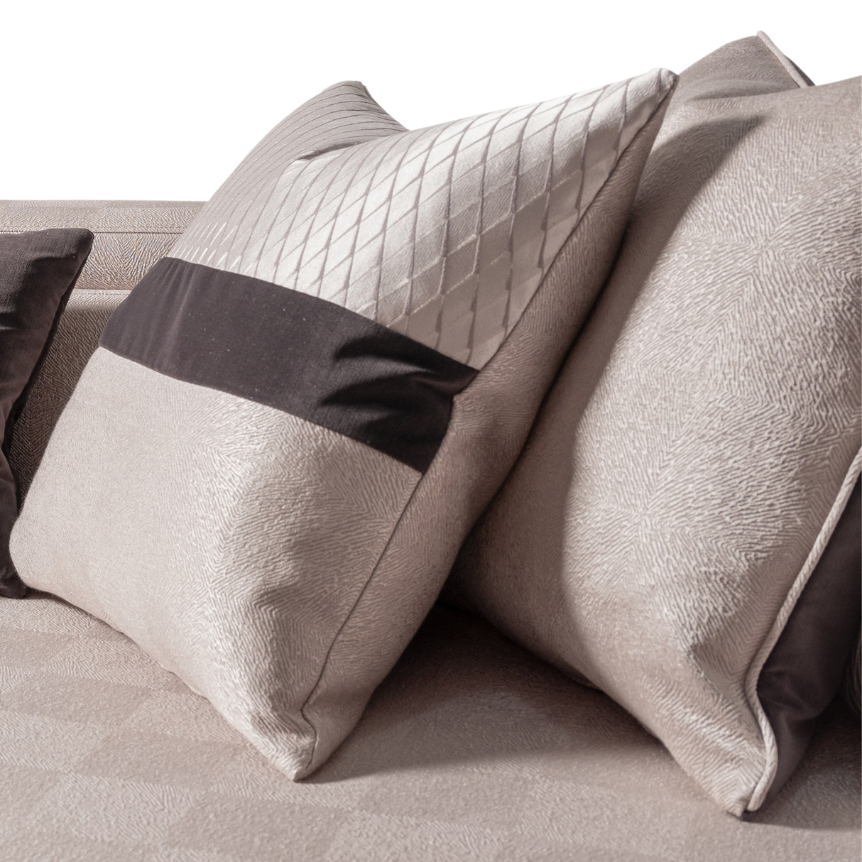 Carmela Silver Mansion Sofa from Michael Amini - Luna Furniture