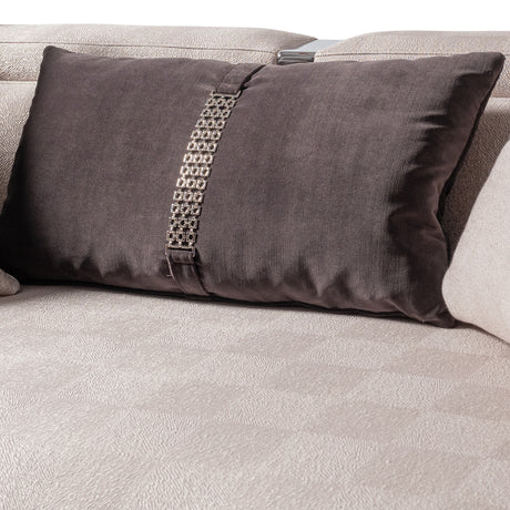 Carmela Silver Mansion Sofa from Michael Amini - Luna Furniture