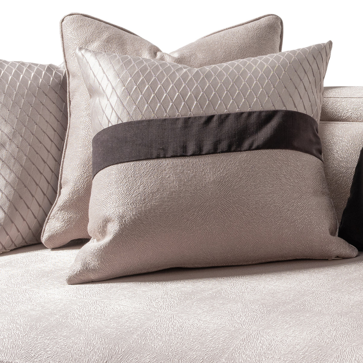 Carmela Silver Mansion Sofa from Michael Amini - Luna Furniture