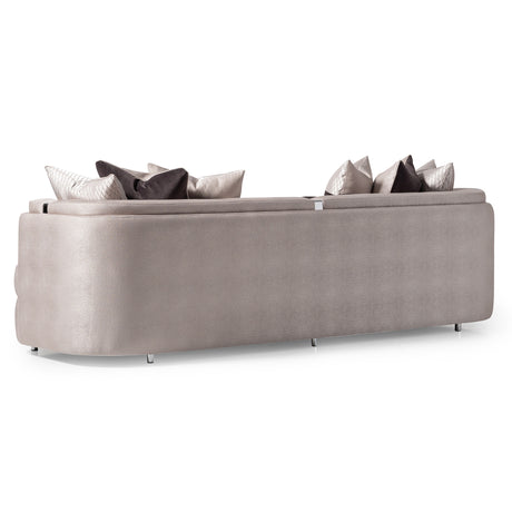 Carmela Silver Mansion Sofa from Michael Amini - Luna Furniture