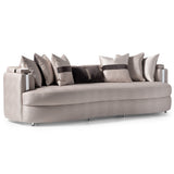 Carmela Silver Mansion Sofa from Michael Amini - Luna Furniture