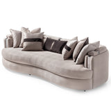 Carmela Silver Mansion Sofa from Michael Amini - Luna Furniture